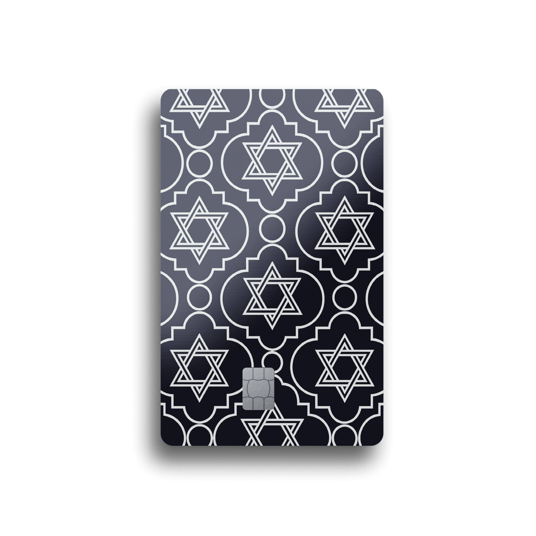 Geometric Star of David Card Skin